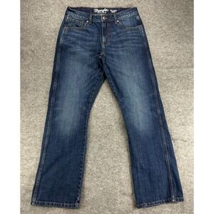 Wrangler Retro Relaxed Bootcut Jeans Mens 30x30 Denim Stretch Whisker Tag 30x32